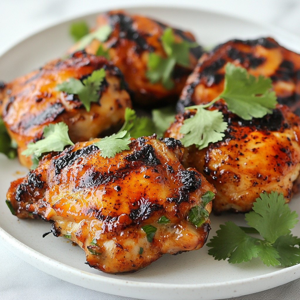 Spicy Keto Grilled Chicken Thighs Tasty and Simple Recipe