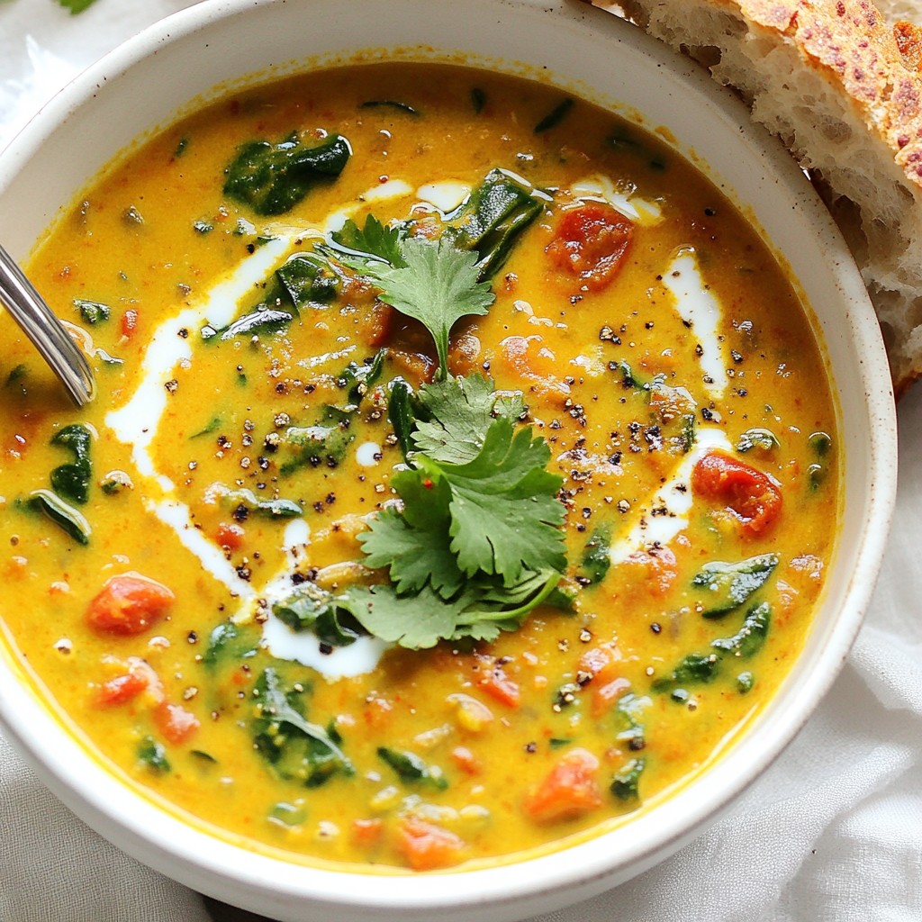 Coconut Curry Lentil Soup Flavorful and Healthy Delight