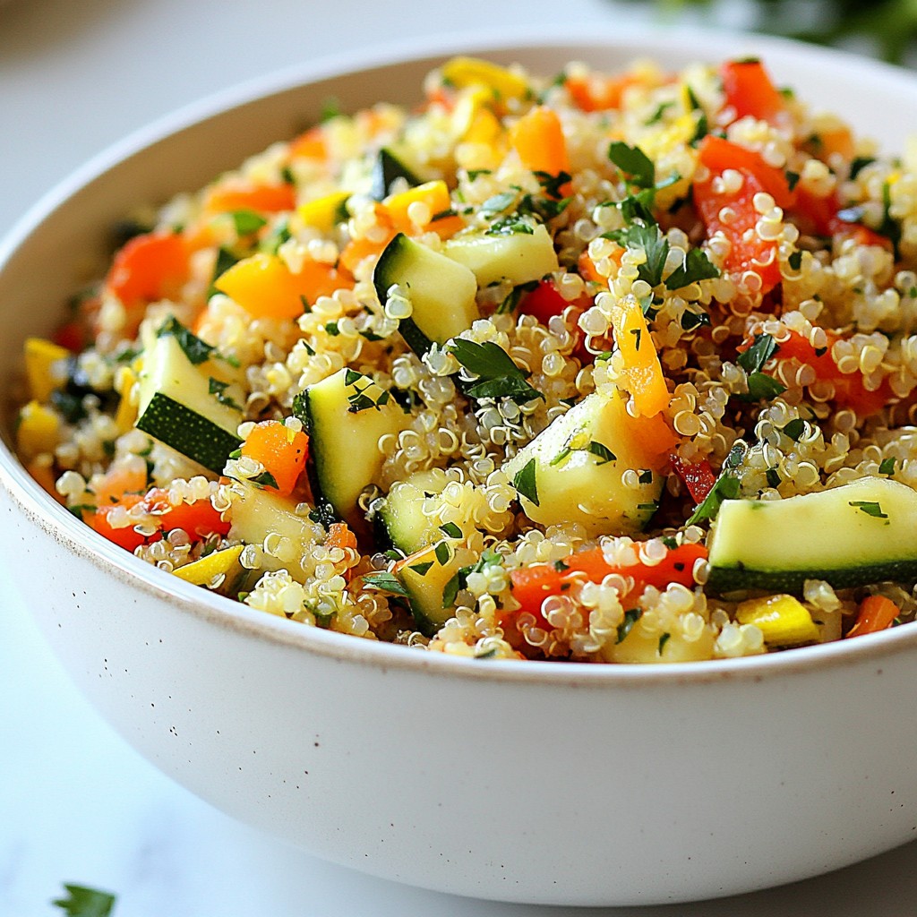 Lemon Herb Quinoa Pilaf Fresh and Flavorful Dish
