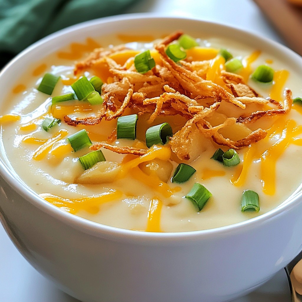 Loaded Baked Potato Soup Creamy and Tasty Delight