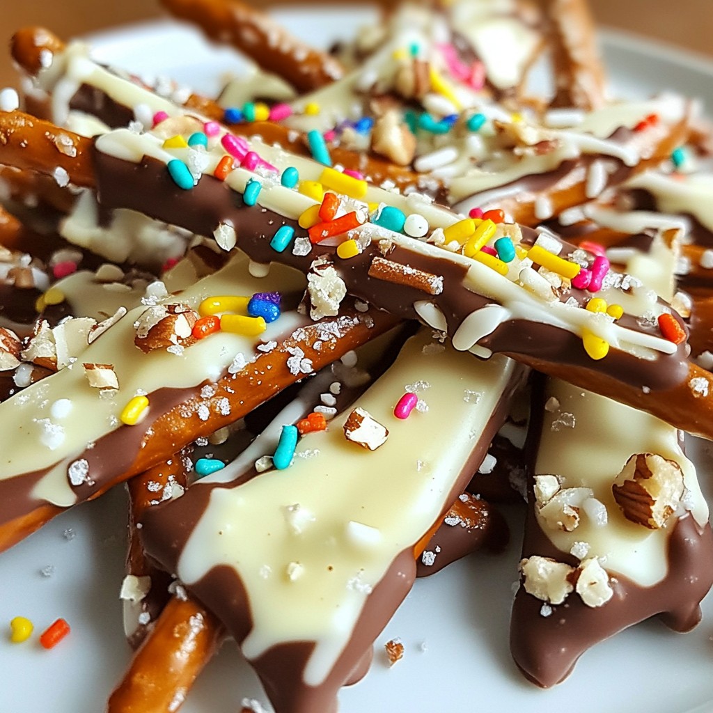 Chocolate Covered Pretzel Bark Irresistible Snack