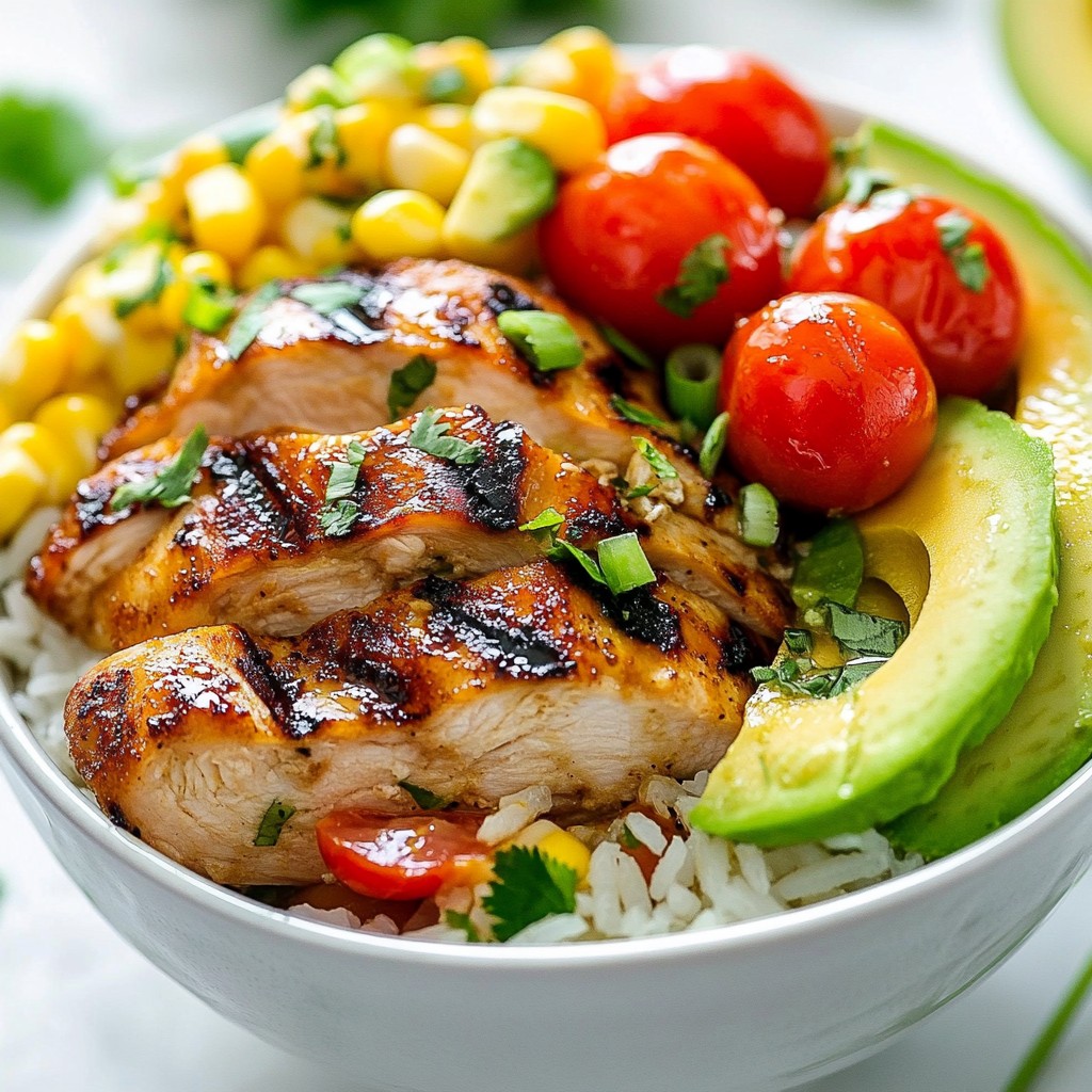 Cilantro Lime Chicken Rice Bowls Flavorful and Easy