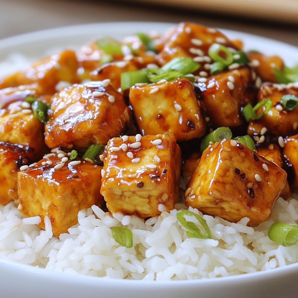 Crispy Honey Garlic Tofu Flavorful and Simple Dish