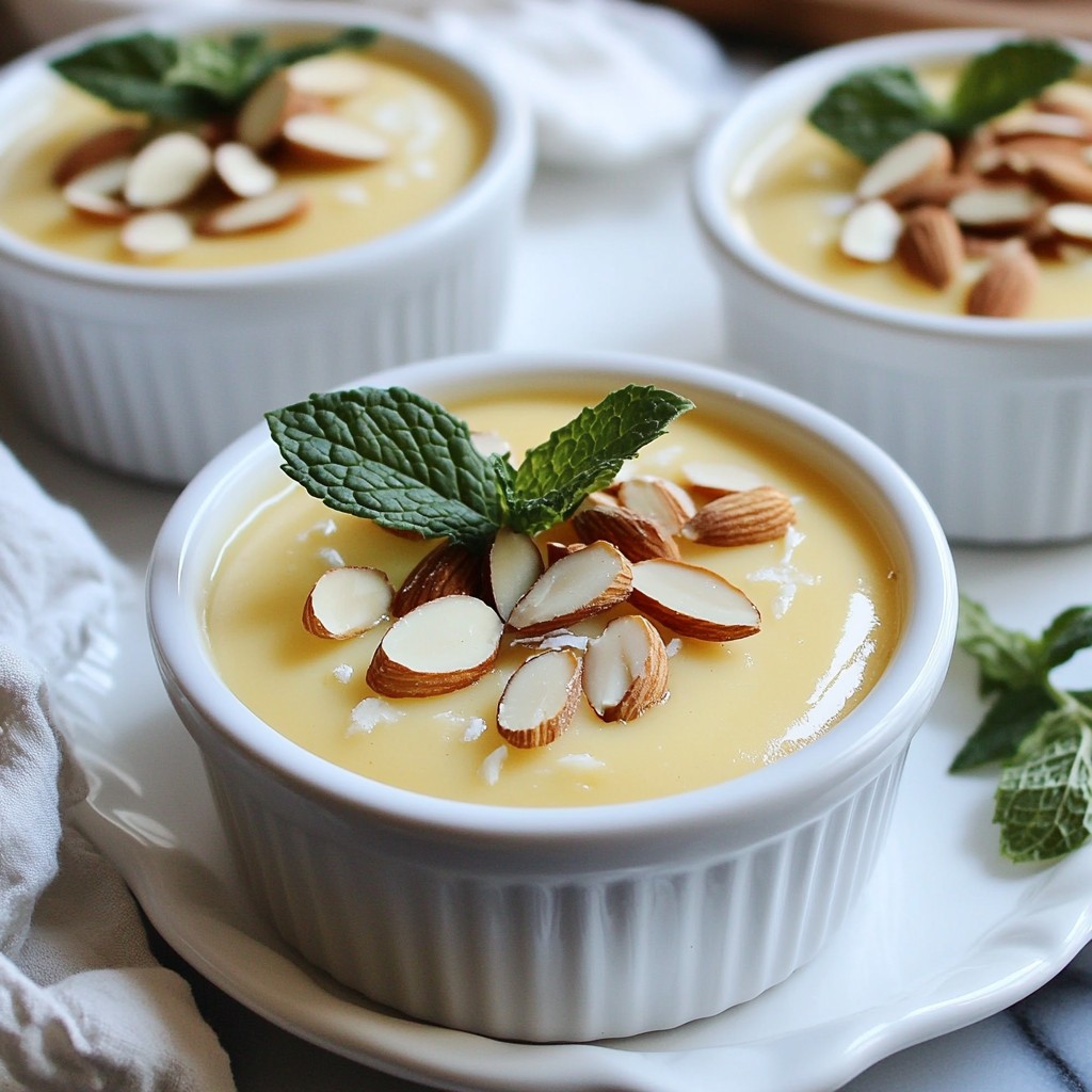 Silky Sugar-Free Vanilla Almond Custard Delight