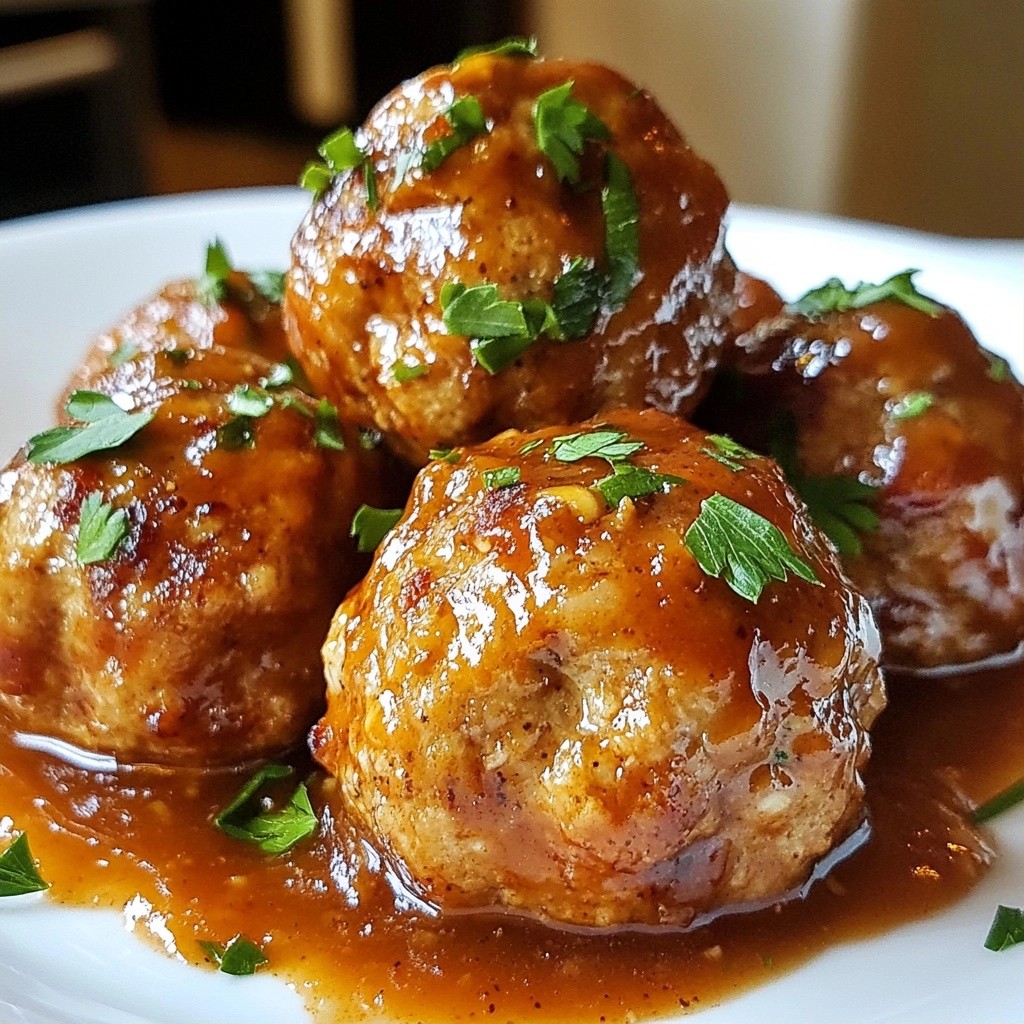 Savory Family Meals BBQ Turkey Meatballs Recipe