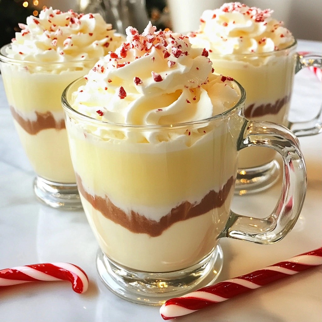 Decadent White Chocolate Peppermint Hot Cocoa Recipe