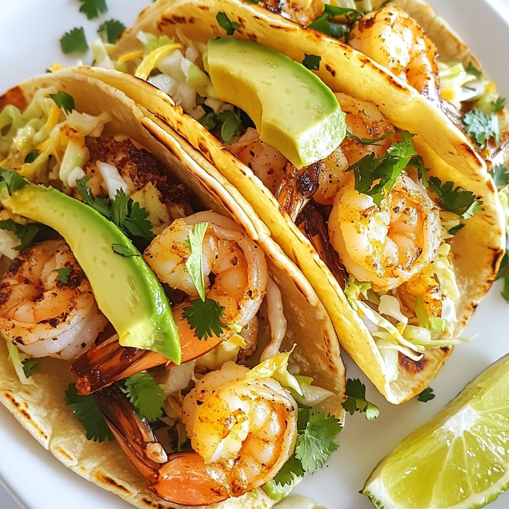 Fast Dinner Recipes Garlic Lemon Shrimp Tacos Delight
