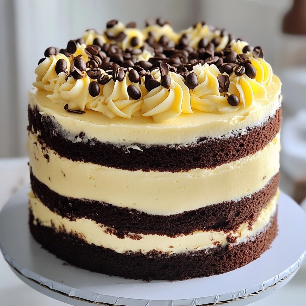 Silky Chocolate Espresso Layer Cake with Cream Cheese Frosting