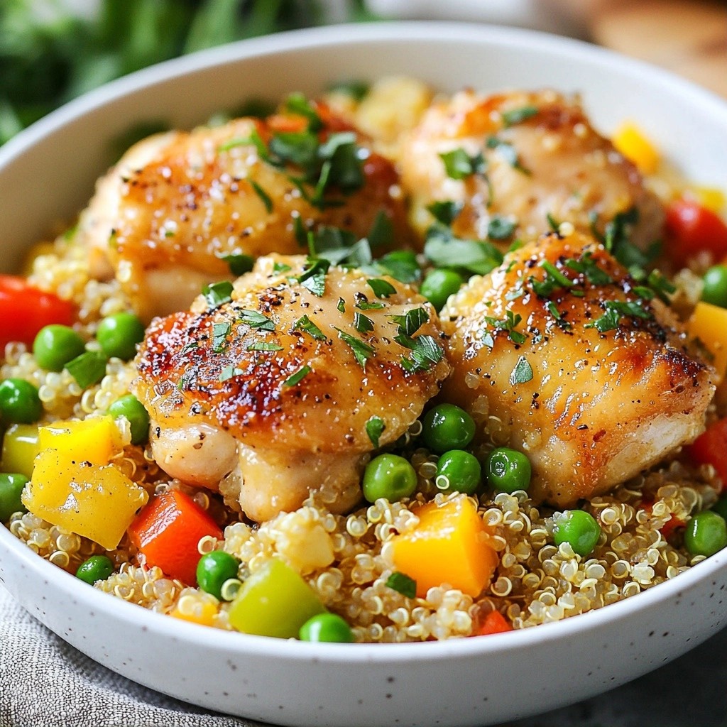 Hearty One-Pot Recipes Chicken Quinoa Pilaf Delight