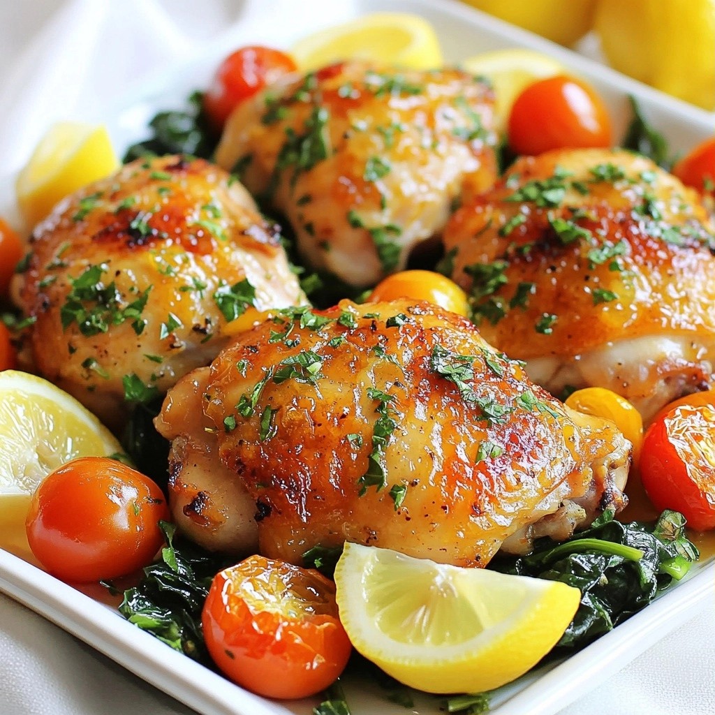 Speedy Quick Dinners Lemon Herb Chicken Skillet Meal