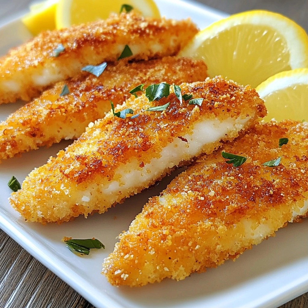 Crispy Quick Dinners Parmesan Crusted Tilapia Recipe