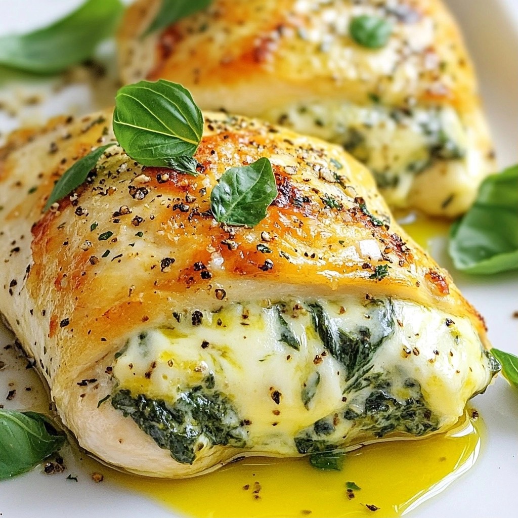 Savory Keto Spinach Stuffed Chicken Breasts Delight