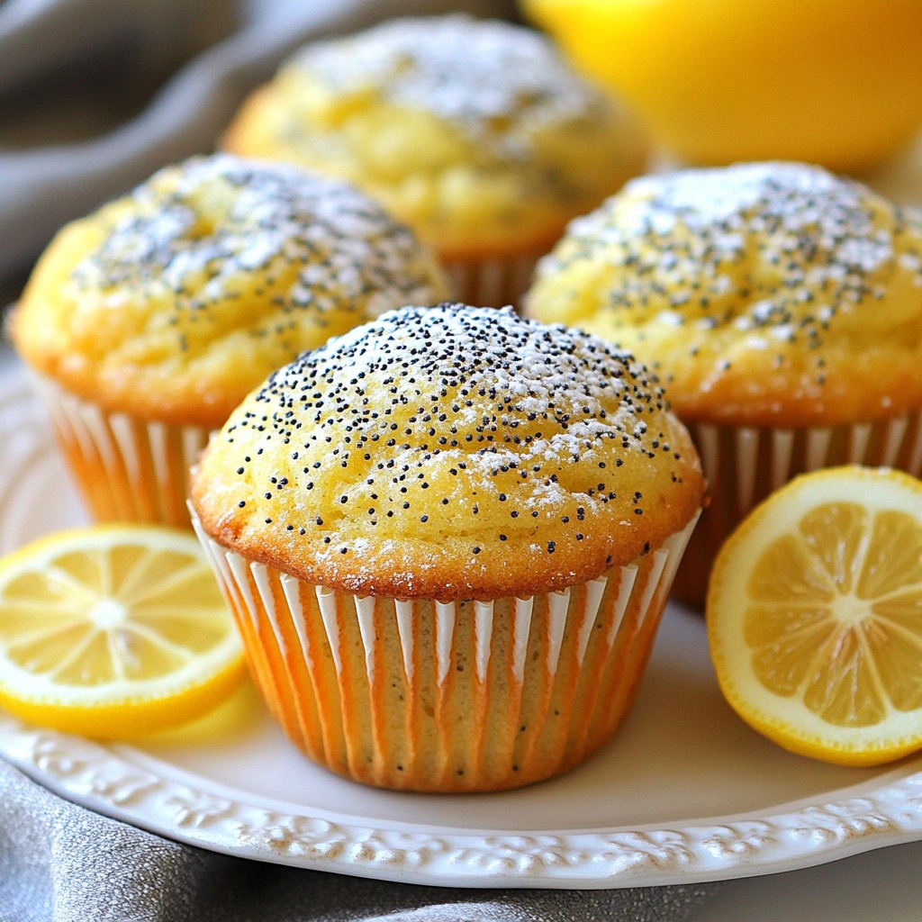 Lemon Poppy Seed Muffins Simple and Tasty Recipe