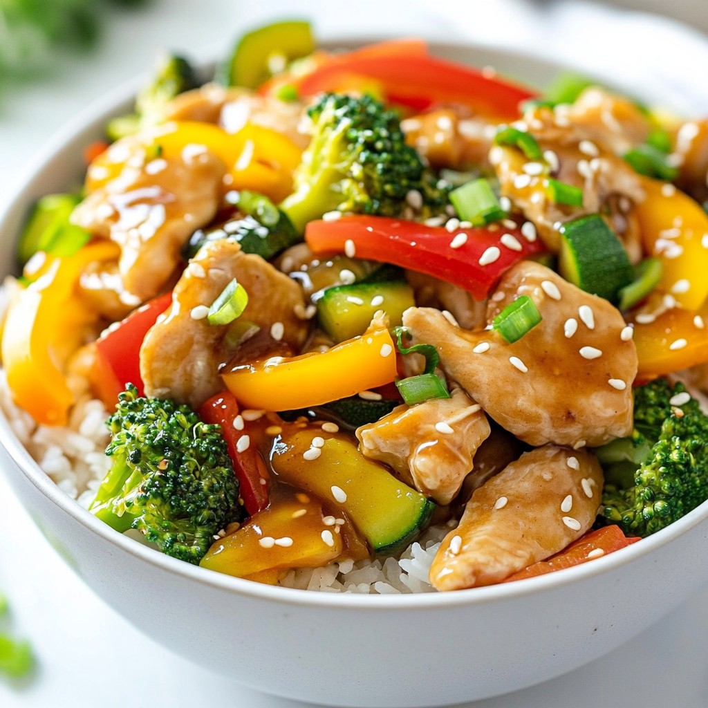 Savory Keto Teriyaki Chicken Stir-Fry Recipe Delight