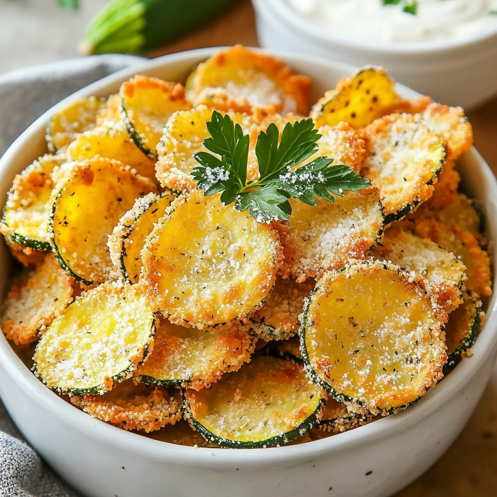 Crispy Keto Parmesan Zucchini Chips Simple Recipe