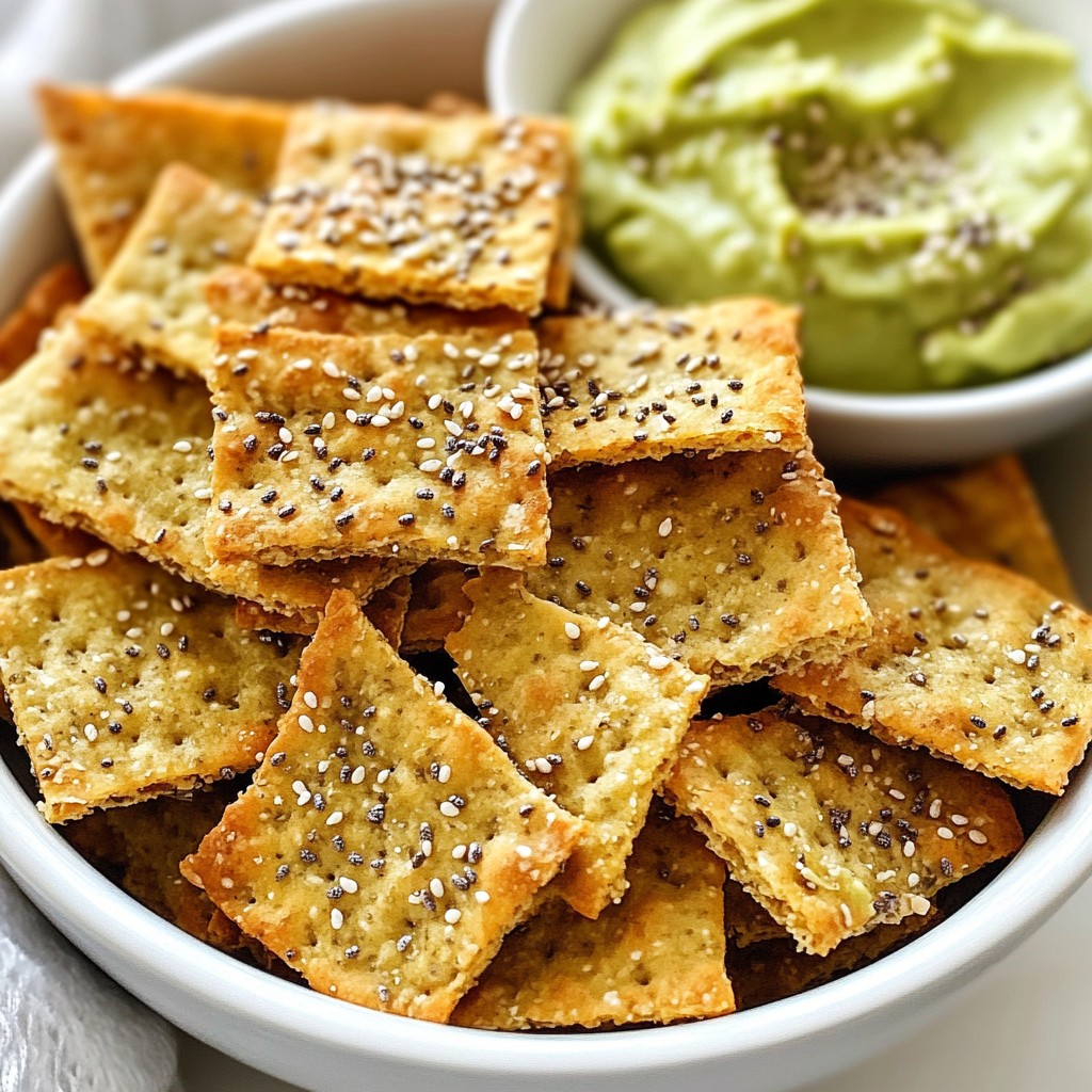 Crunchy Keto Chia Seed Crackers Simple and Tasty