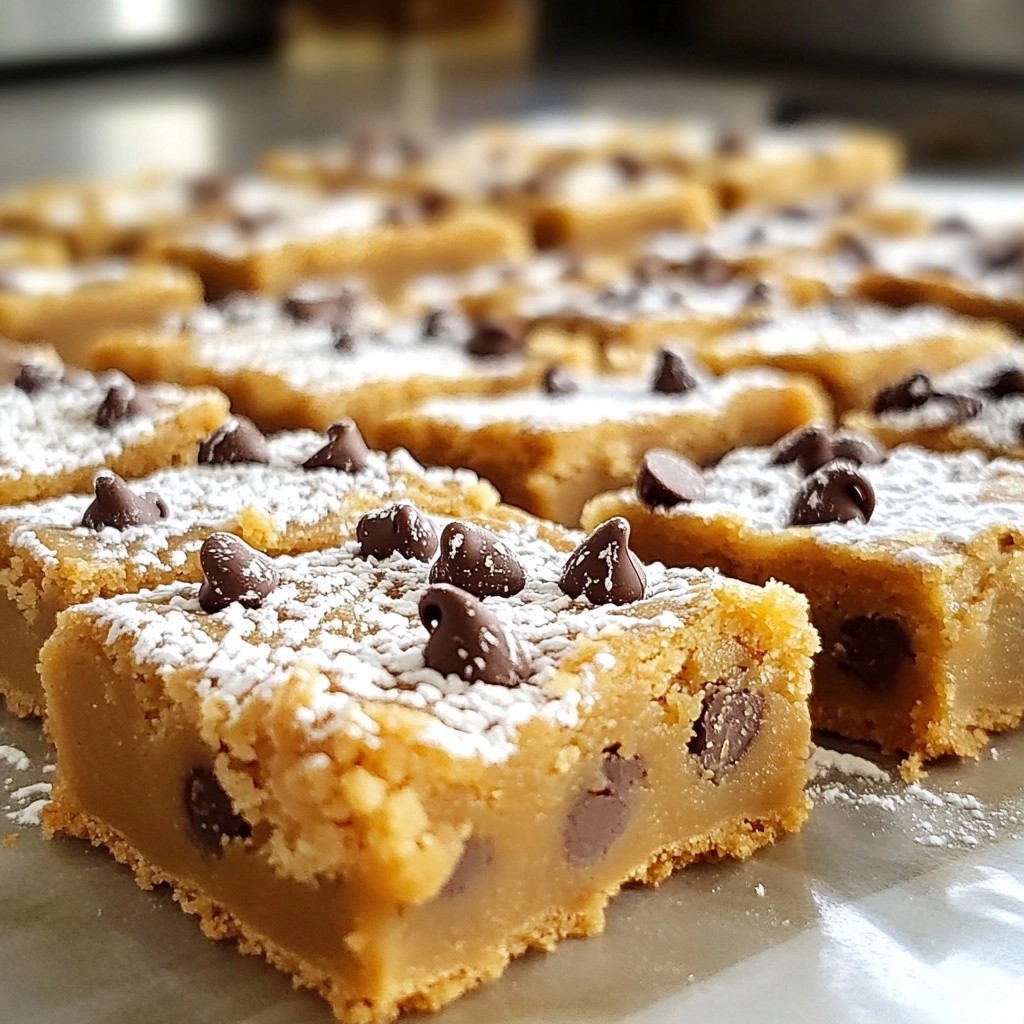 Ultimate Chocolate Chip Peanut Butter Squares Delight