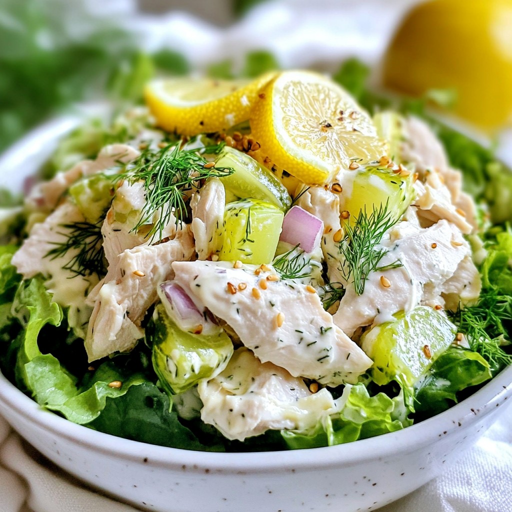 Creamy Keto Chicken Salad Bowls Easy and Delicious