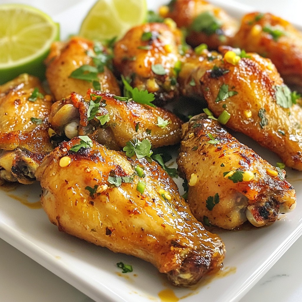Zesty Jalapeño Lime Chicken Wings Recipe