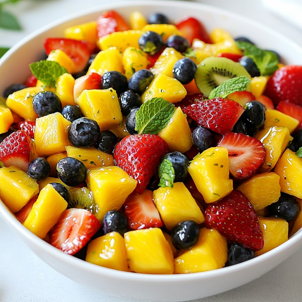Honey Lime Fruit Salad Refreshing Summer Delight
