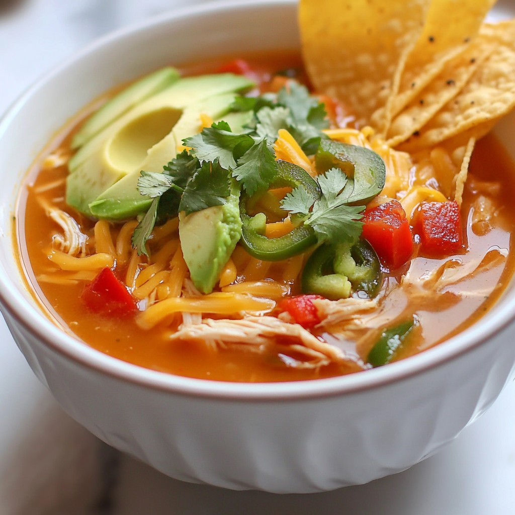Instant Pot Chicken Tortilla Soup Flavorful Delight