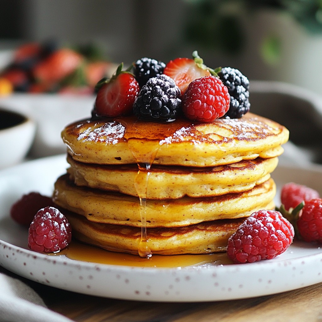 Fluffy Low-Carb Almond Pancakes Easy and Tasty Recipe