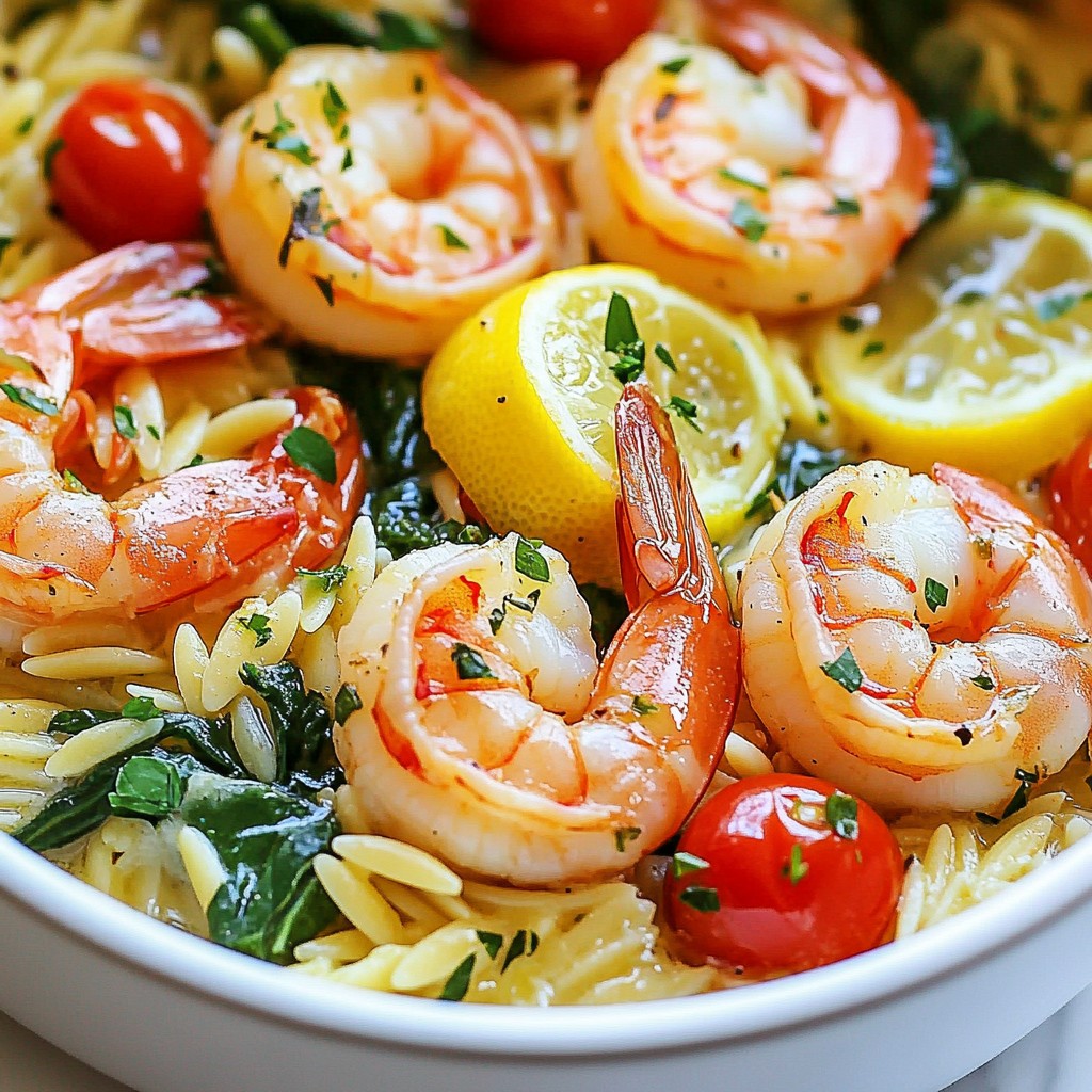 One-Pot Lemon Orzo Shrimp Flavorful and Easy Meal