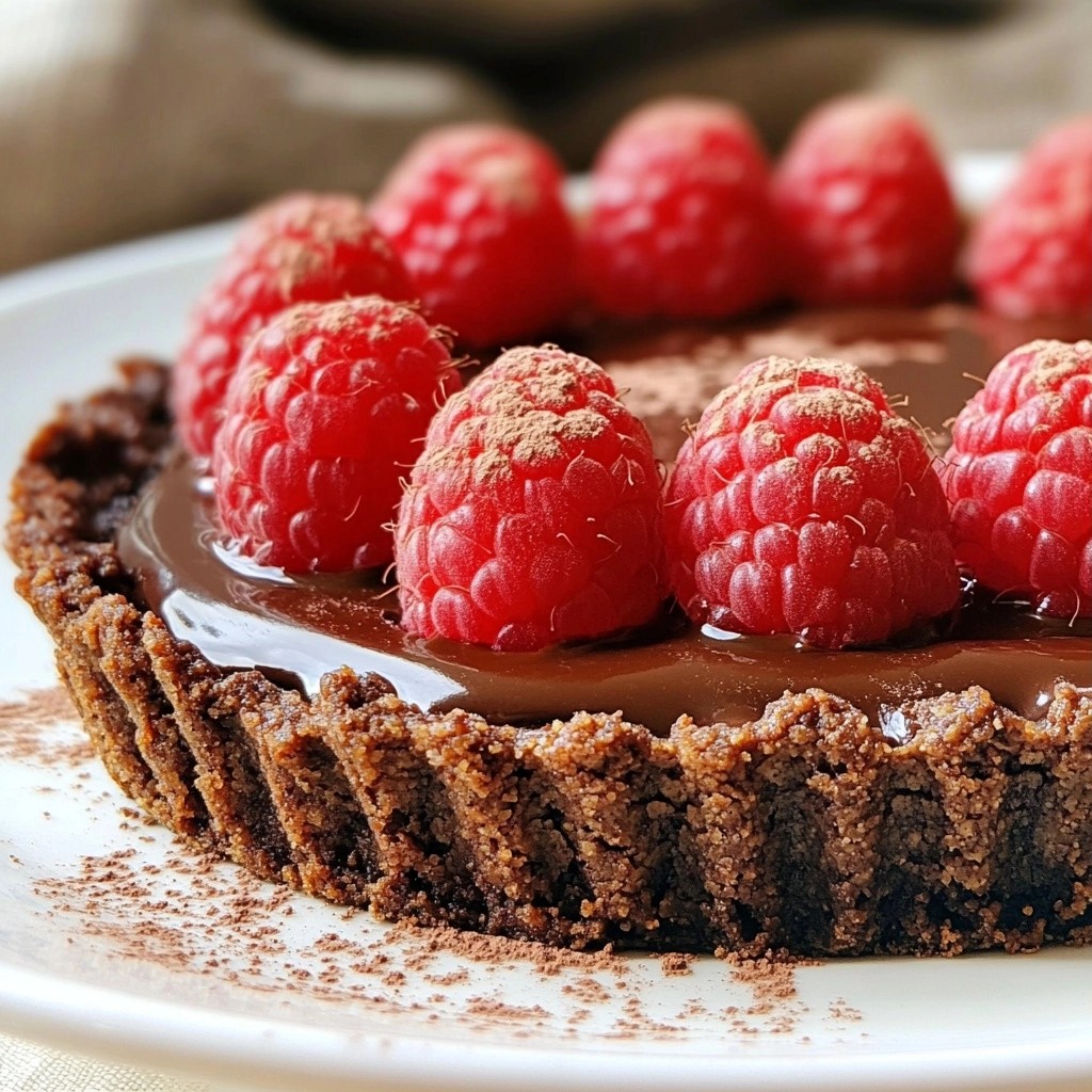 Rich Sugar-Free Chocolate Raspberry Tart Delight