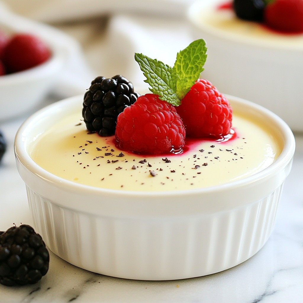 Creamy Keto Vanilla Bean Panna Cotta Delight