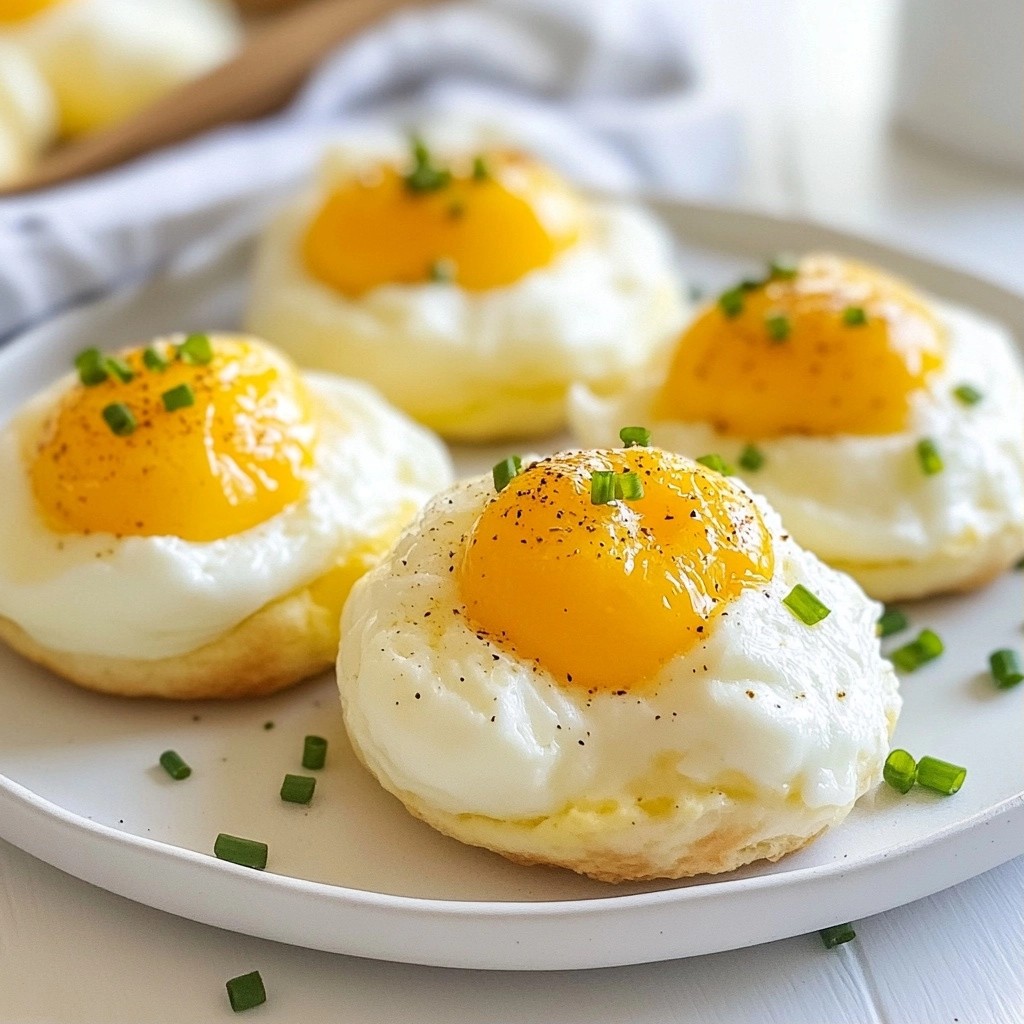 Fluffy Keto Cloud Eggs with Chives