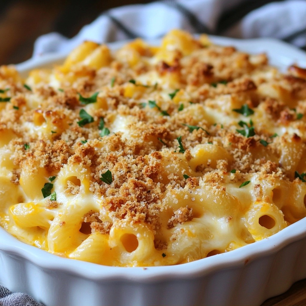 Cheesy Family Meals Turkey Mac and Cheese Bake Recipe