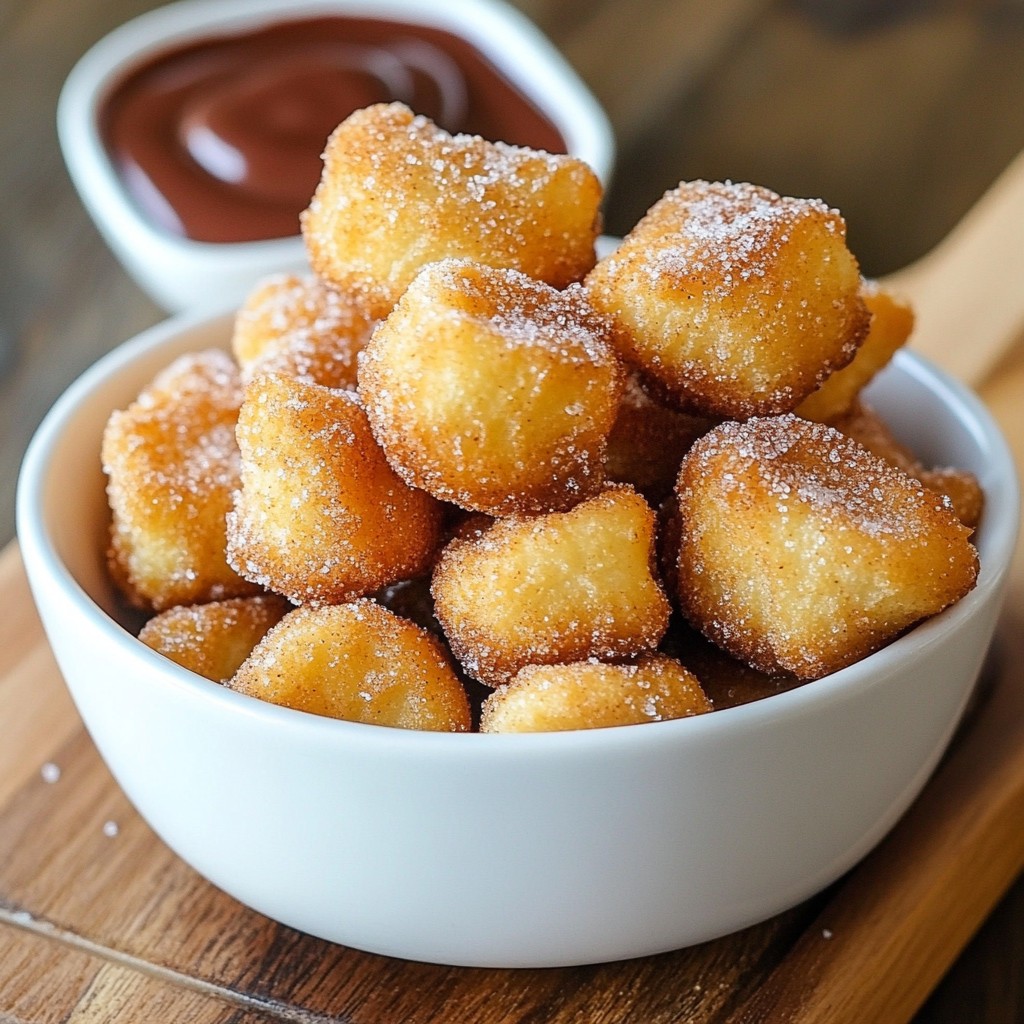 Air Fryer Churro Bites Crunchy and Delightful Snack