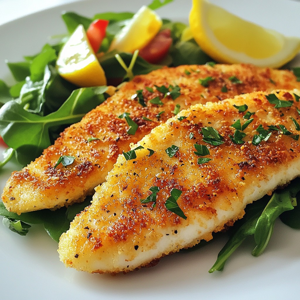 Crispy Parmesan Crusted Tilapia Easy Dinner Idea