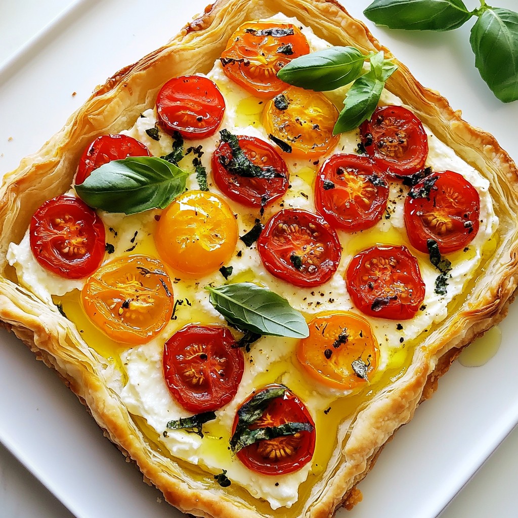 Herbed Ricotta Tomato Tart Flavorful and Easy Recipe