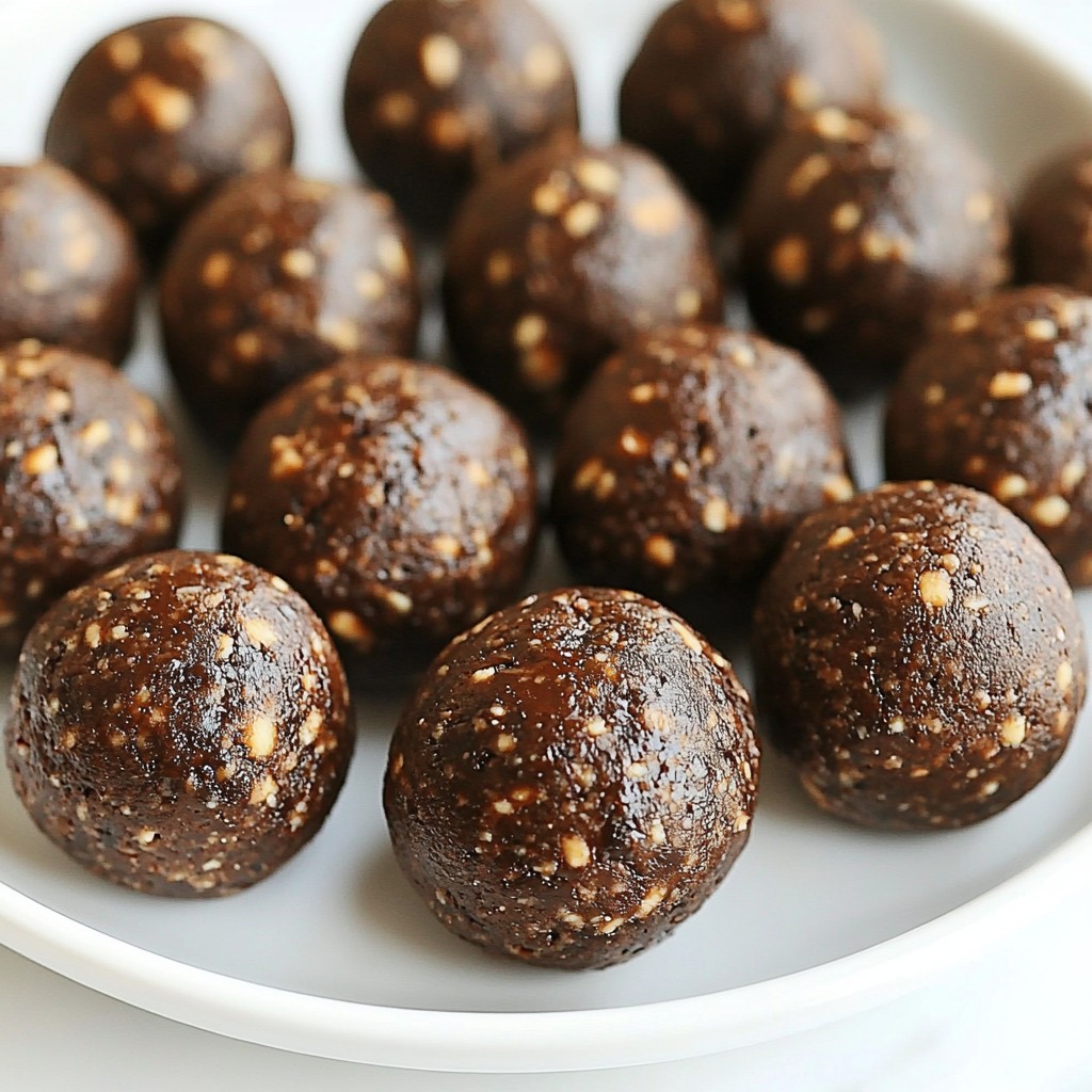 Chocolate Peanut Butter Energy Balls Healthy Snack Delight