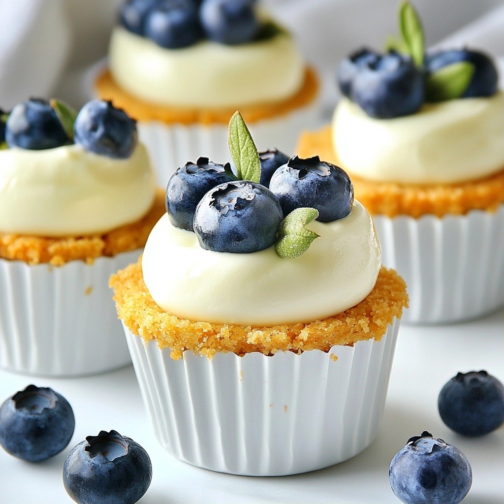 Sugar-Free Keto Blueberry Cheesecake Cups Delight