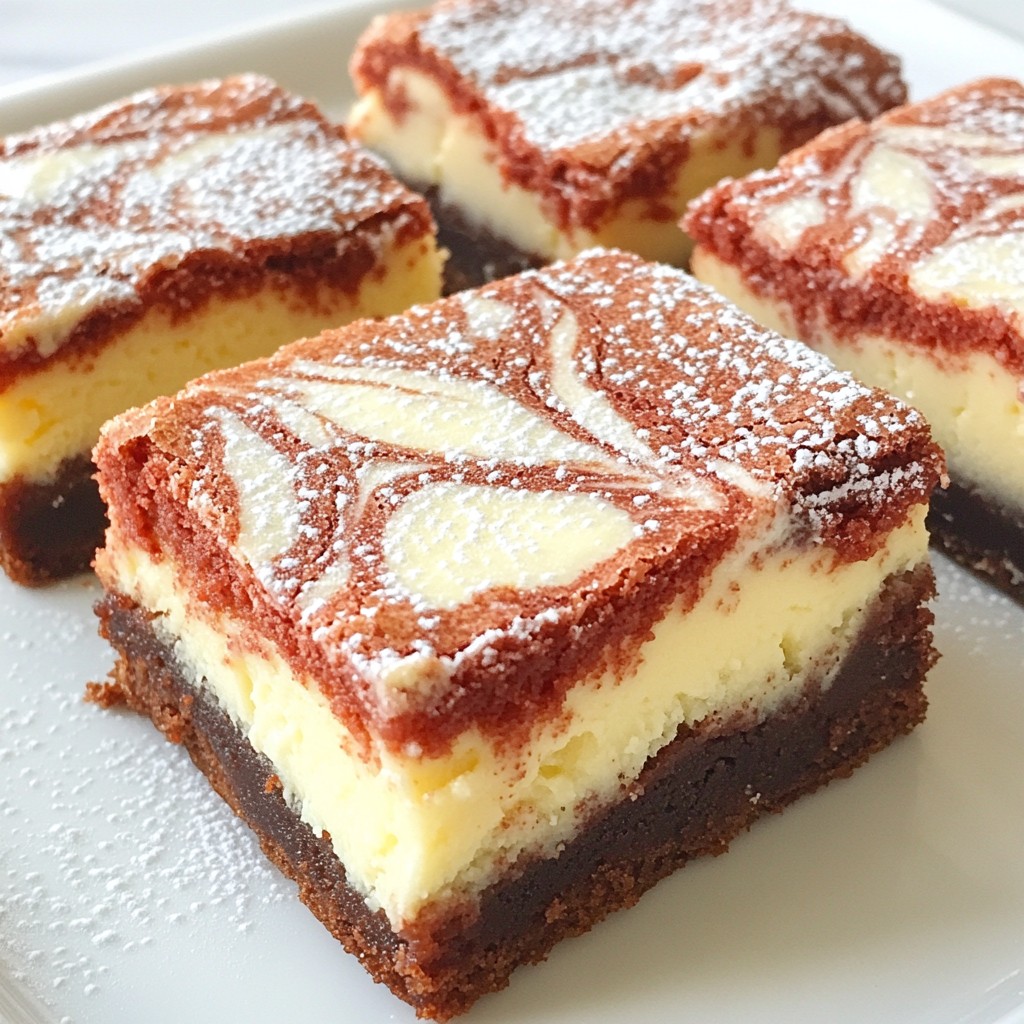 Red Velvet Cheesecake Brownies Irresistible Delight