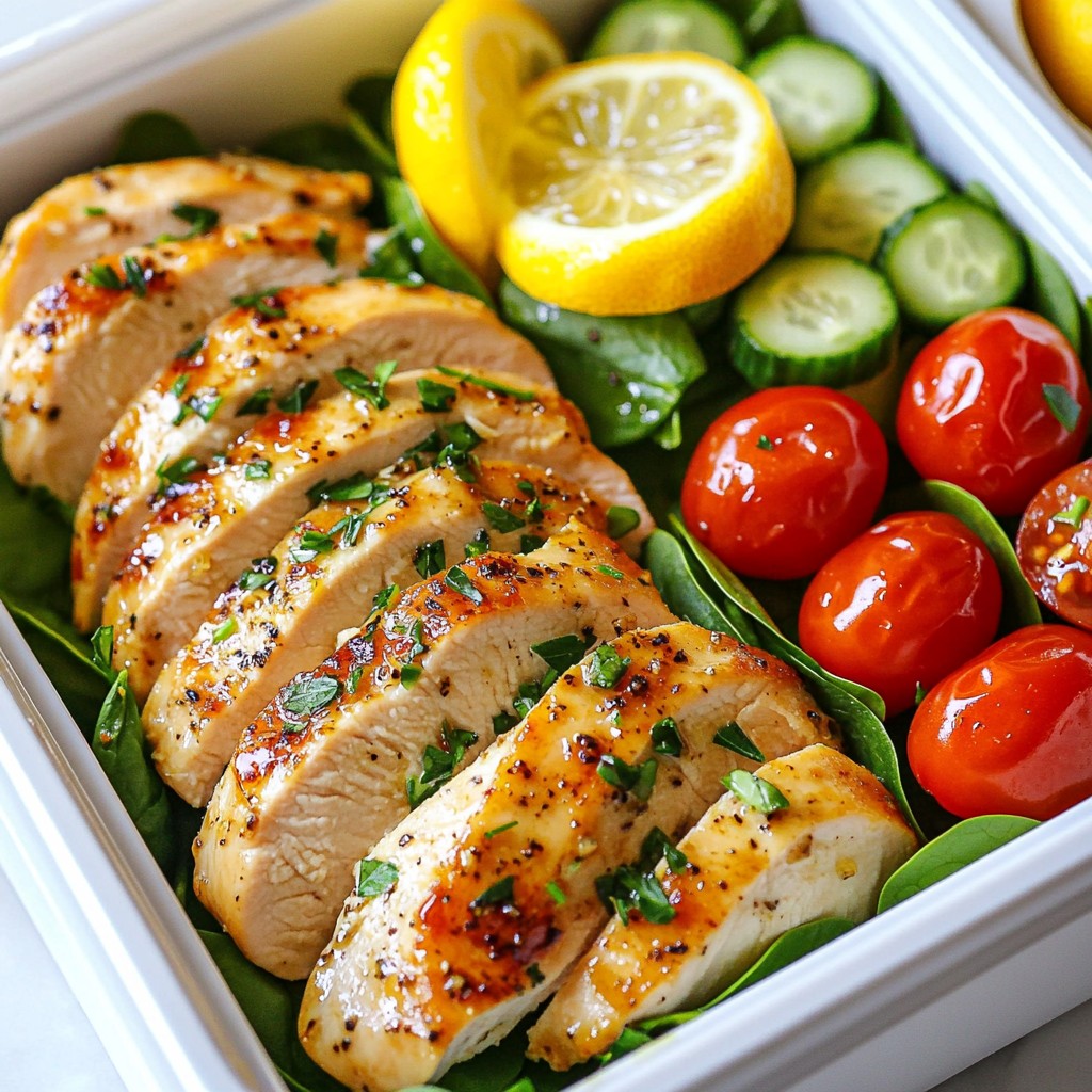 Easy Keto Lemon Herb Chicken Meal Prep Delight