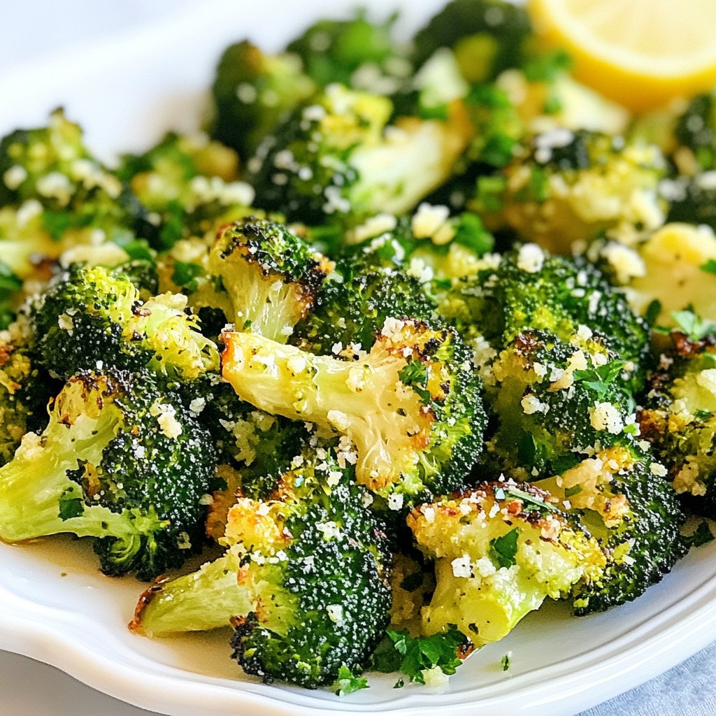 Lemon Garlic Roasted Broccoli Tasty and Simple Side