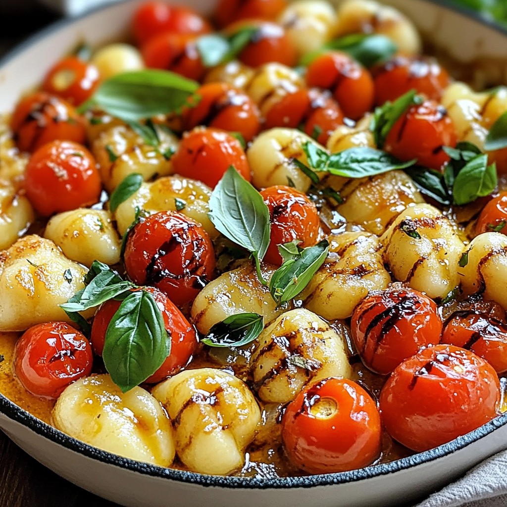 Caprese Skillet Gnocchi Fresh and Flavorful Delight