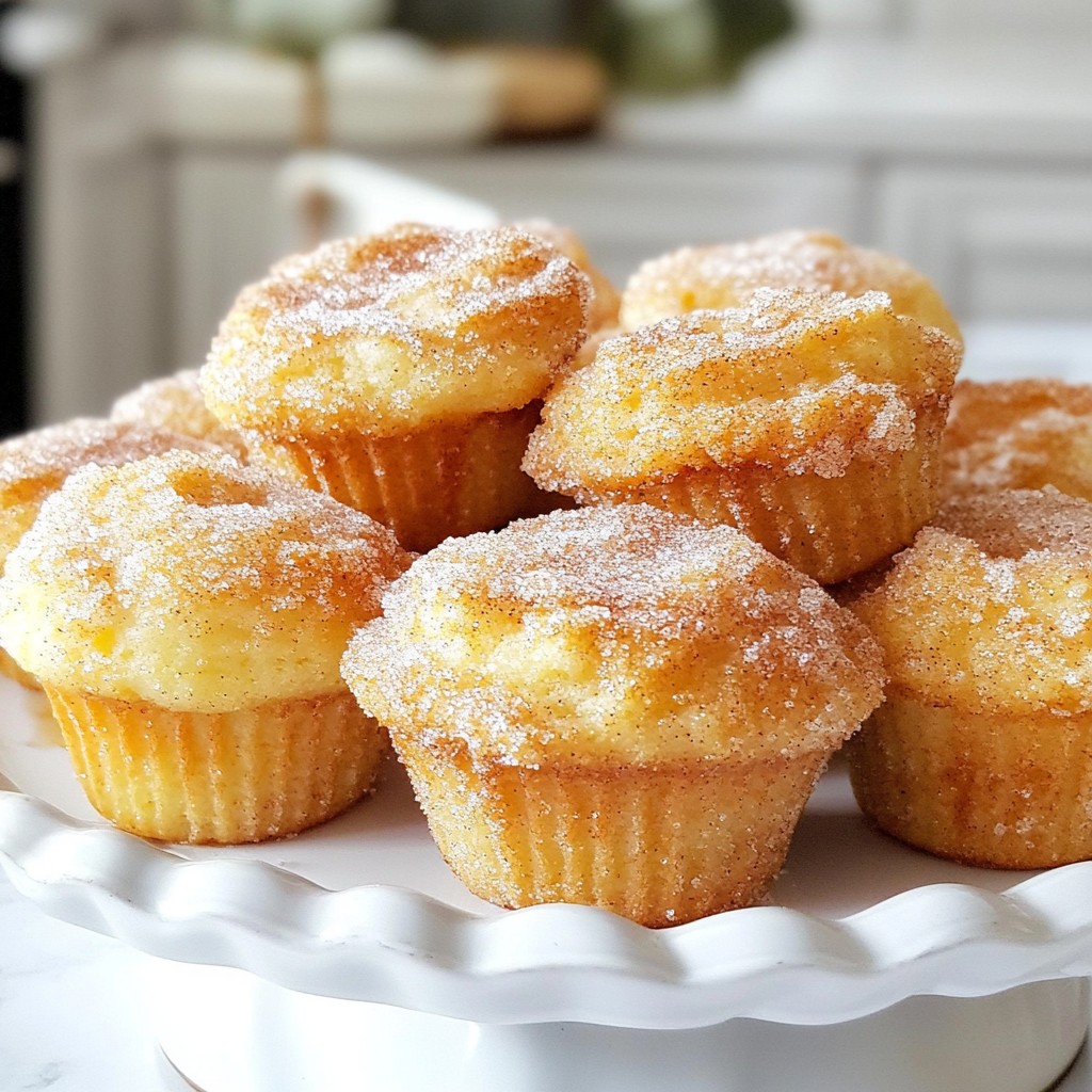 Cinnamon Sugar Churro Muffins Soft and Tasty Treat
