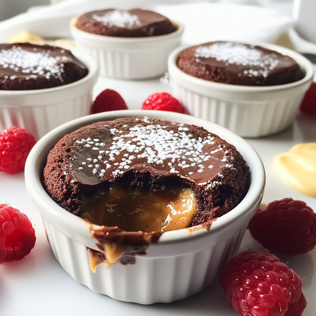 Chocolate Peanut Butter Lava Cakes Irresistible Delight