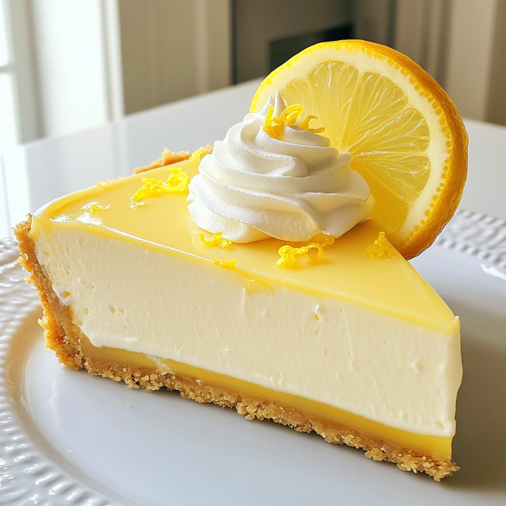 Sugar-free keto Lemon Cheesecake Creamy Delight