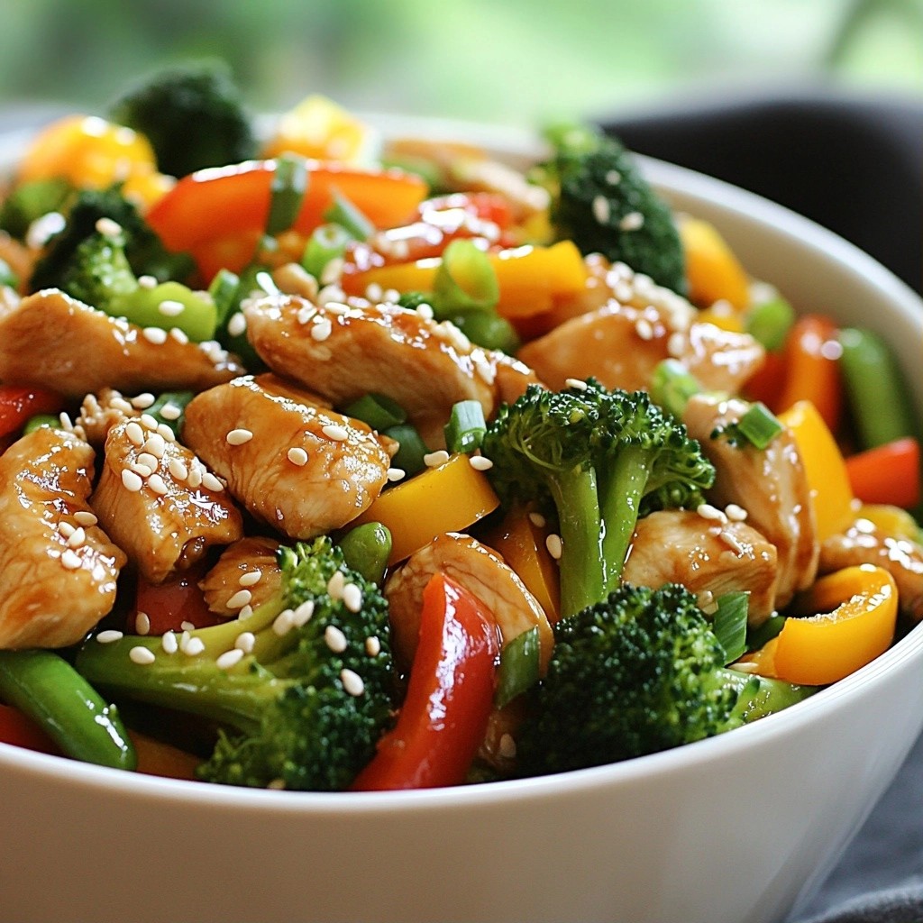 Easy Keto Chicken Stir-Fry Meal Prep Delightfully Simple