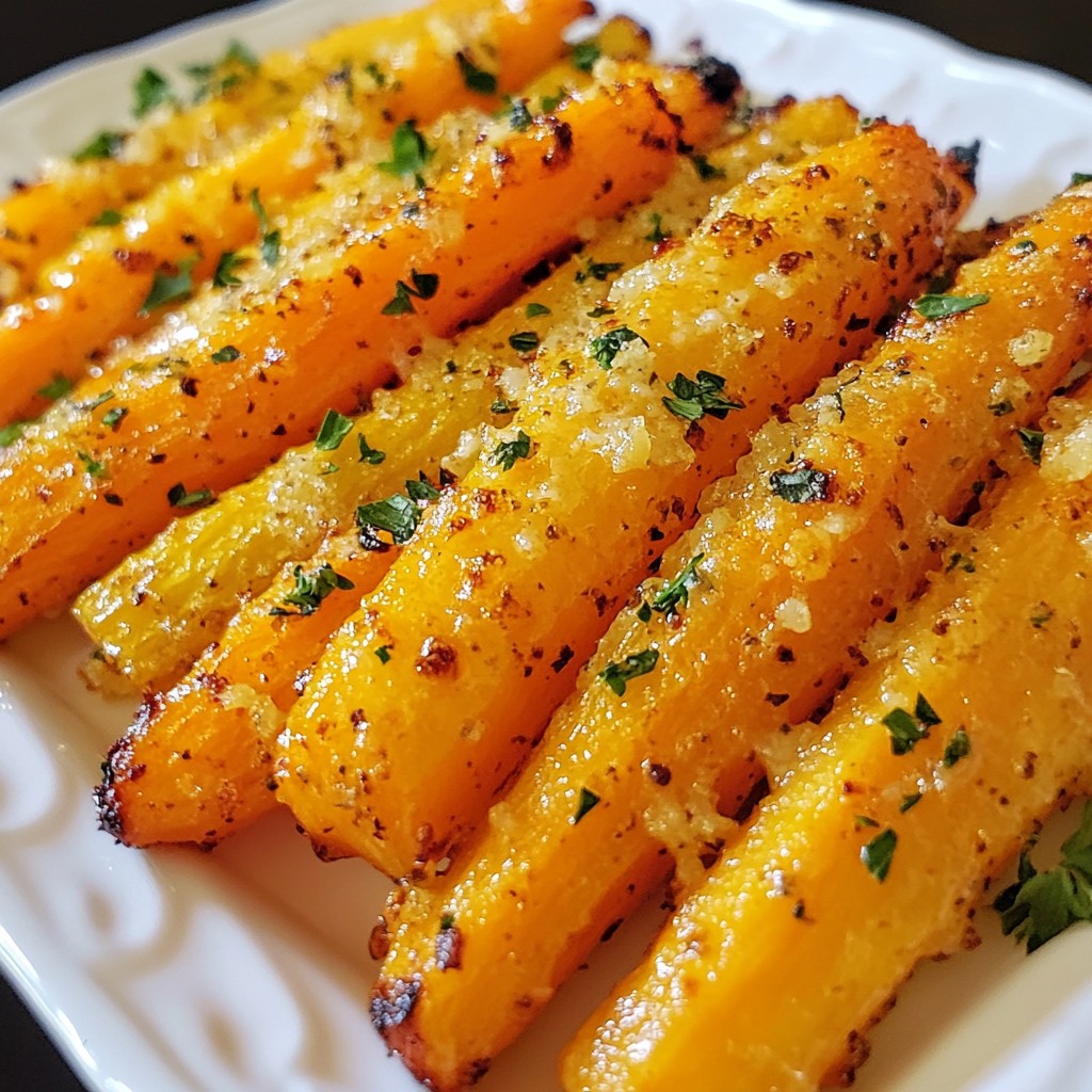 Garlic Parmesan Roasted Carrots Enjoyable Side Dish