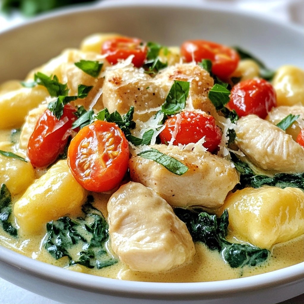 Comforting One-Pot Recipes Creamy Chicken Gnocchi