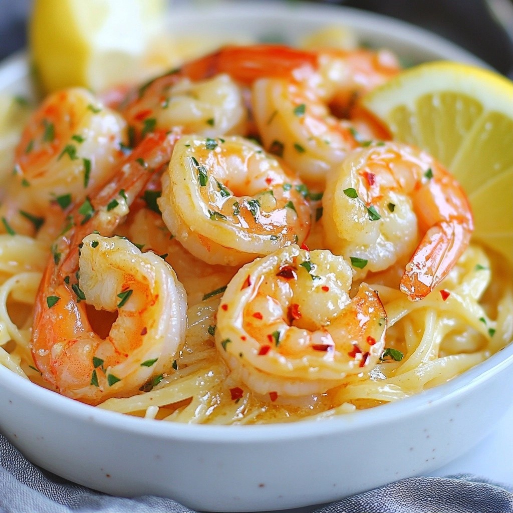 Savory Quick Dinners Garlic Parmesan Shrimp Delight
