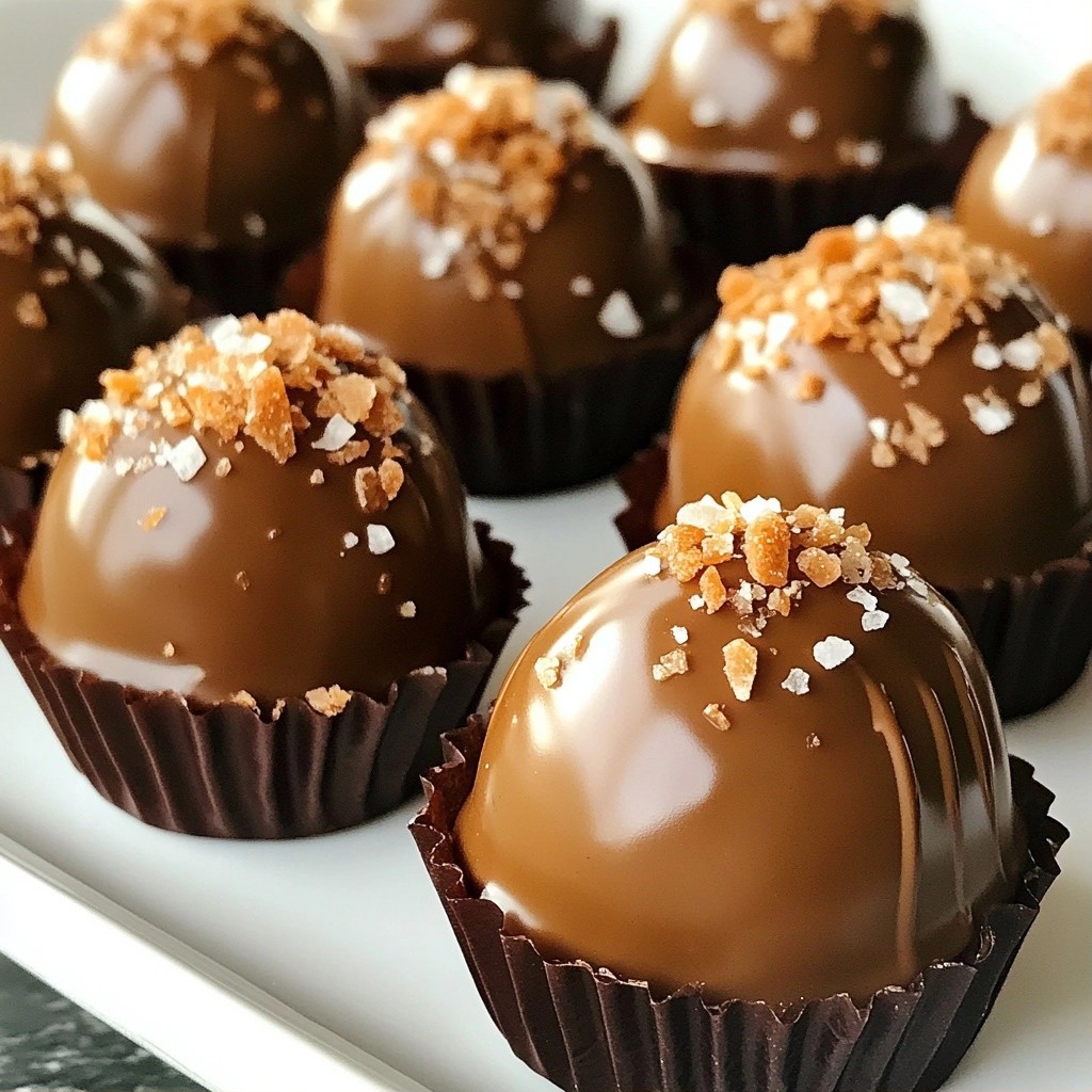 Dulce de Leche Chocolate Truffles with Decadent Centers
