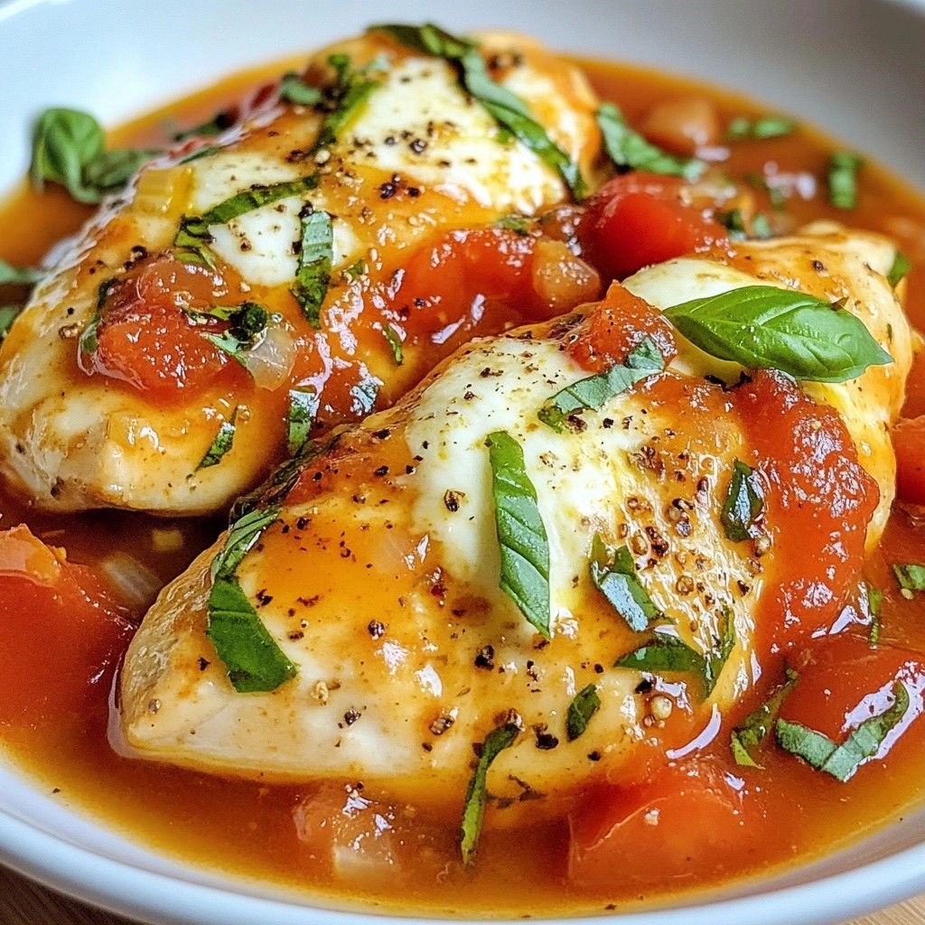 Simple One-Pot Recipes Tomato Basil Chicken Delight