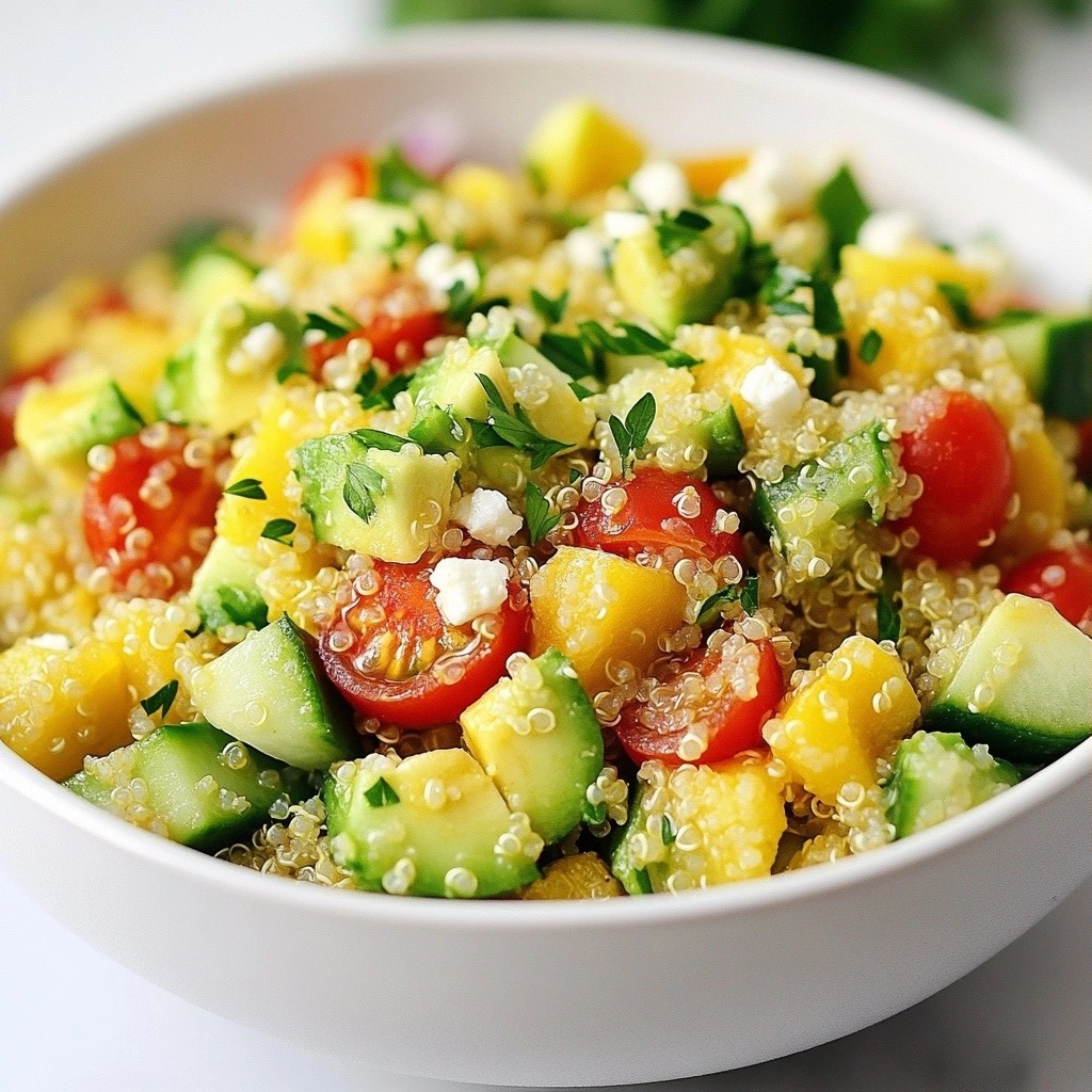 Nutritious Healthy Dinners Quinoa Avocado Salad Recipe